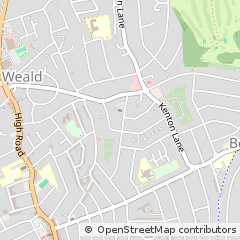 Map of Harrow, Middlesex