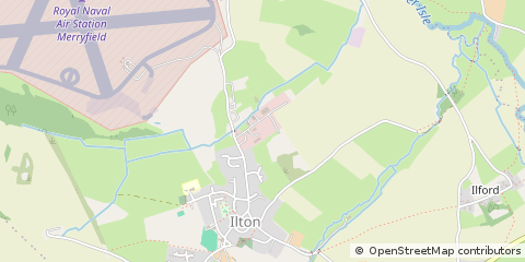 Map of Ilminster, Somerset