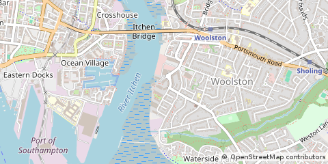 Map of Southampton