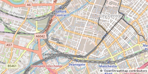 Map of Manchester