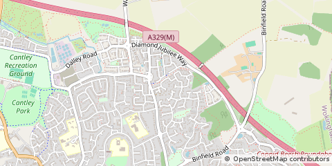 Map of Wokingham