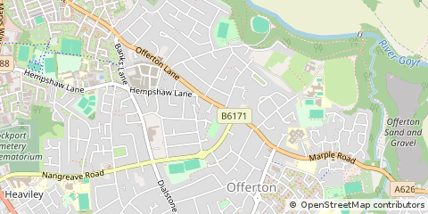Map of Stockport