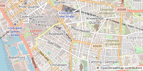 Map of Liverpool