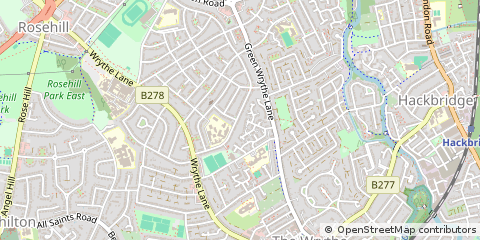 Map of Carshalton, Surrey