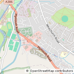 Map of Tavistock, Devon