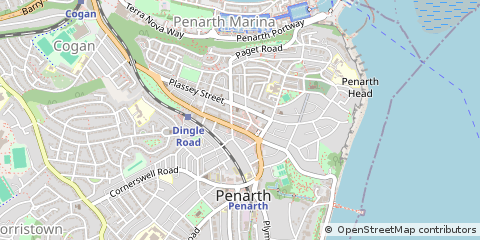 Map of Penarth