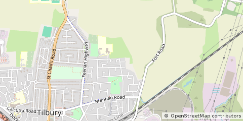 Map of Tilbury