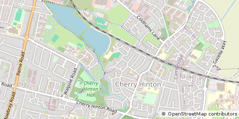 Map of Cambridge, Cambridgeshire