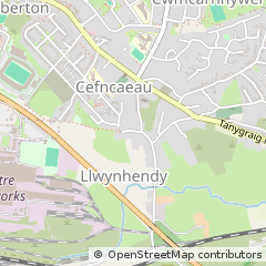 Map of Llanelli, SIR Gaerfyrddin