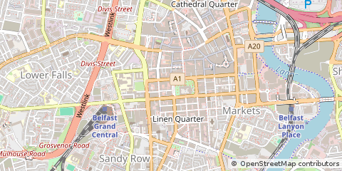Map of Belfast
