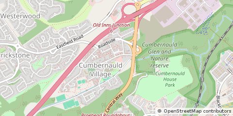 Map of Cumbernauld