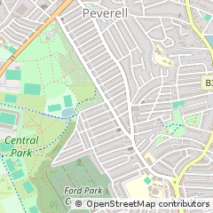 Map of Plymouth, Devon