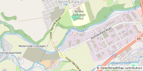 Map of Perth, Perthshire