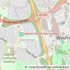 Map of Newcastle