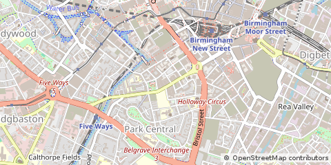 Map of Birmingham
