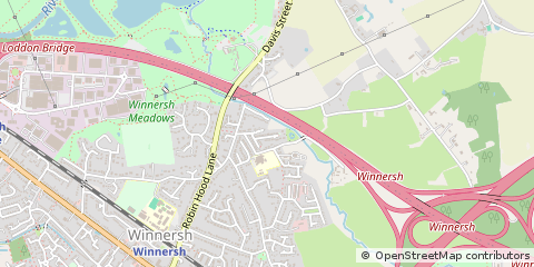 Map of Wokingham