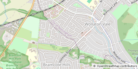 Map of Nottingham
