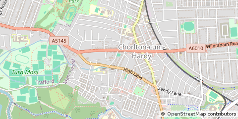 Map of Manchester