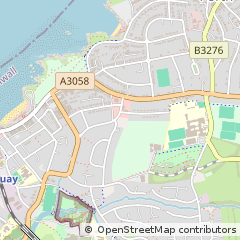 Map of Newquay, Cornwall