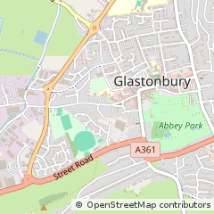 Map of Glastonbury