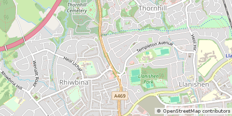 Map of Cardiff