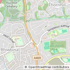 Map of Cardiff