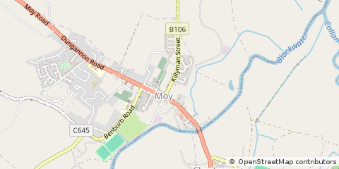 Map of Dungannon, Tyrone