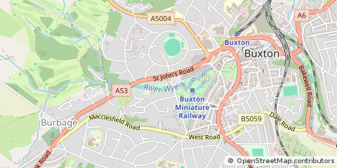 Map of Buxton