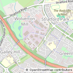 Map of Milton Keynes, Buckinghamshire