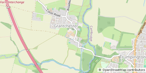 Map of Cambridge, Cambridgeshire