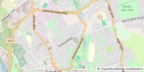 Map of Stoke-on-Trent