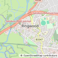 Map of Ringwood, Hampshire