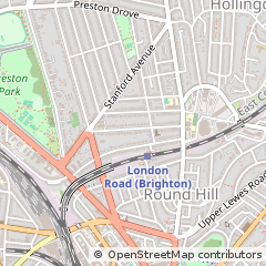 Map of Brighton, East Sussex
