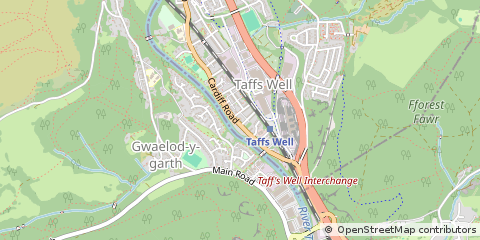 Map of Cardiff