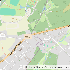 Map of Ascot, Surrey