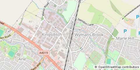 Map of Cheltenham
