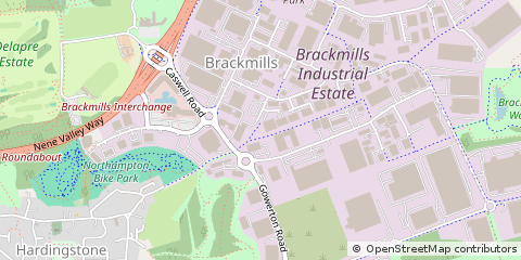 Map of Northampton
