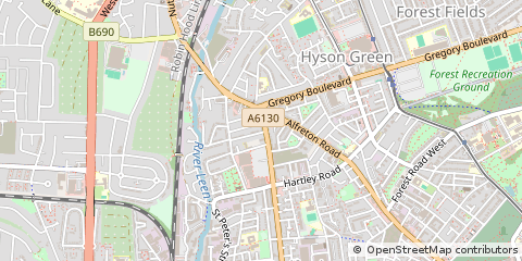 Map of Nottingham