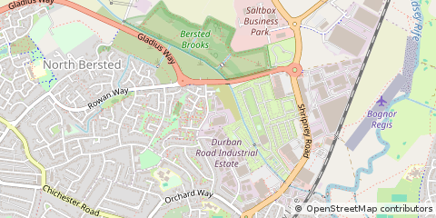 Map of Bognor Regis, West Sussex