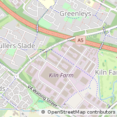 Map of Milton Keynes, Buckinghamshire