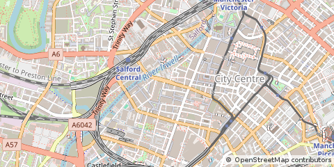 Map of Manchester