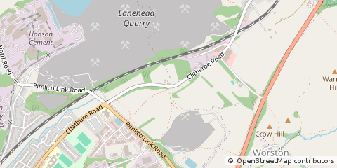 Map of Chatburn, Lancashire