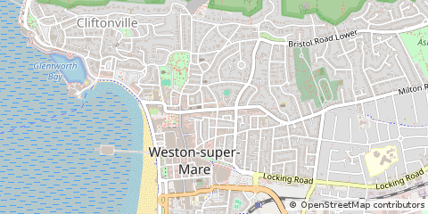 Map of Weston-Super-Mare
