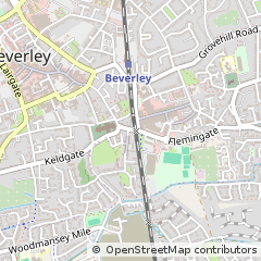 Map of Beverley, East Yorkshire
