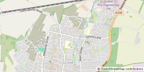 Map of Wantage, Oxfordshire