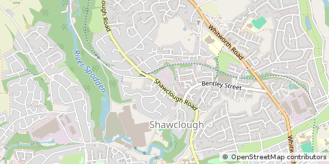 Map of Rochdale