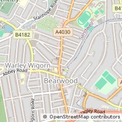 Map of Smethwick, West Midlands