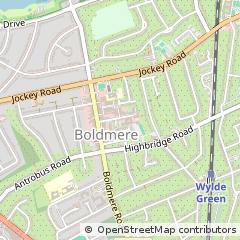 Map of Sutton Coldfield