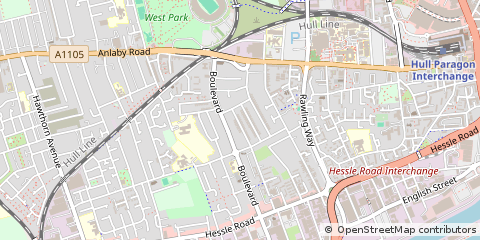 Map of Kingston Upon Hull