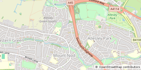 Map of Coventry